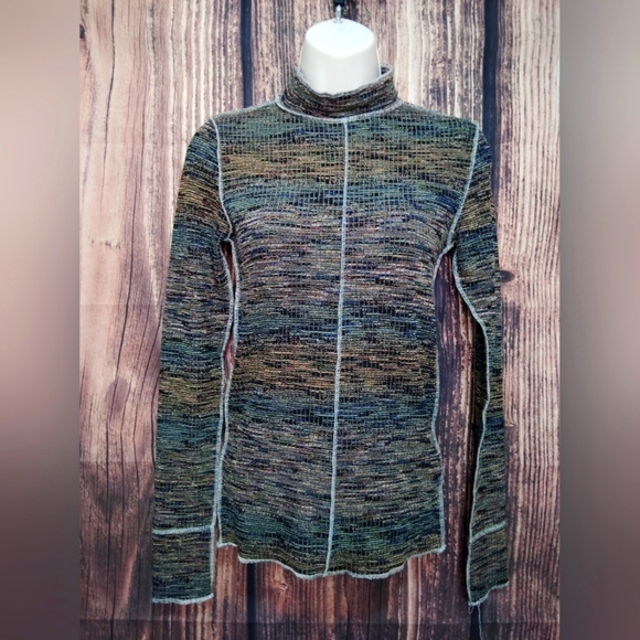 Tops - Guilded Intent Multicolor Long Sleeve Turtleneck Sweater Size XS